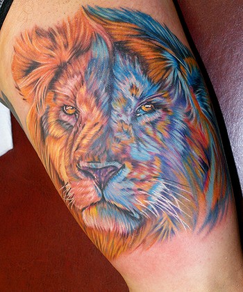 Tattoos - lion